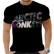 Camiseta Camisa Personalizada Rock Artic Monkeys Indie 7 Camiseta Camisa Personalizada Rock Artic Monkeys Indie 7