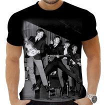 Camiseta Camisa Personalizada Rock Beatles Clássico Rock 4_x000D_