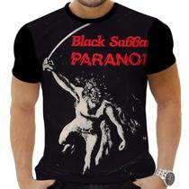 Camiseta Camisa Personalizada Rock Black Sabbath Metal 9_x000D_