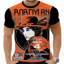 Camiseta Camisa Personalizada Rock Bob Dylan Clássico Hd 1_x000D_