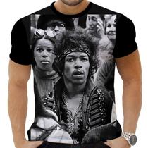 Camiseta Camisa Personalizada Rock Clássico Jimmy Hendrix 13