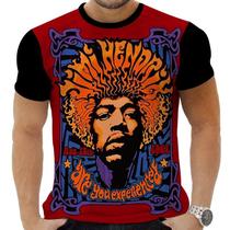 Camiseta Camisa Personalizada Rock Clássico Jimmy Hendrix 17_x000D_