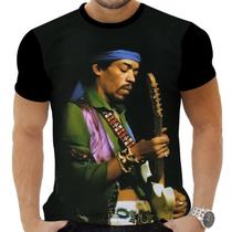 Camiseta Camisa Personalizada Rock Clássico Jimmy Hendrix 3 Camiseta Camisa Personalizada Rock Clássico Jimmy Hendrix 3