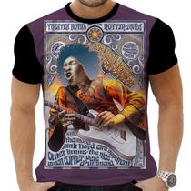 Camiseta Camisa Personalizada Rock Clássico Jimmy Hendrix 4 Camiseta Camisa Personalizada Rock Clássico Jimmy Hendrix 4