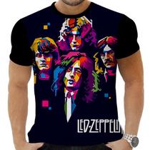 Camiseta Camisa Personalizada Rock Clássico Led Zeppelin 13_x000D_ - Zahir Store