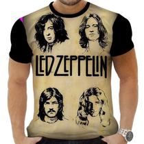 Camiseta Camisa Personalizada Rock Clássico Led Zeppelin 17_x000D_ - Zahir Store
