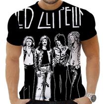 Camiseta Camisa Personalizada Rock Clássico Led Zeppelin 18 Camiseta Camisa Personalizada Rock Clássico Led Zeppelin 18