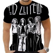 Camiseta Camisa Personalizada Rock Clássico Led Zeppelin 18_x000D_ - Zahir Store