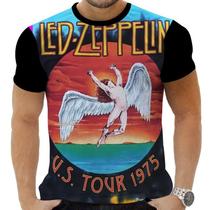 Camiseta Camisa Personalizada Rock Clássico Led Zeppelin 22_x000D_ - Zahir Store