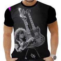Camiseta Camisa Personalizada Rock Clássico Led Zeppelin 24_x000D_