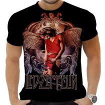 Camiseta Camisa Personalizada Rock Clássico Led Zeppelin 32_x000D_ - Zahir Store