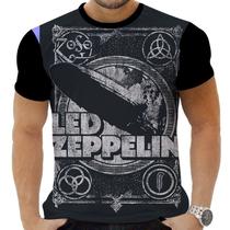 Camiseta Camisa Personalizada Rock Clássico Led Zeppelin 35_x000D_ - Zahir Store