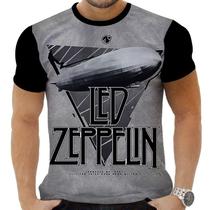 Camiseta Camisa Personalizada Rock Clássico Led Zeppelin 41_x000D_ - Zahir Store