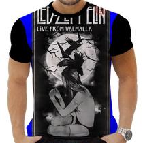 Camiseta Camisa Personalizada Rock Clássico Led Zeppelin 5 Camiseta Camisa Personalizada Rock Clássico Led Zeppelin 5