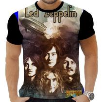 Camiseta Camisa Personalizada Rock Clássico Led Zeppelin 6_x000D_