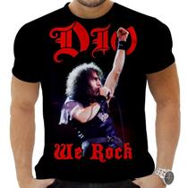 Camiseta Camisa Personalizada Rock Clássico Metal Dio 7_x000D_