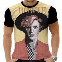 Camiseta Camisa Personalizada Rock David Bowie Glan 3