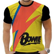 Camiseta Camisa Personalizada Rock David Bowie Glan 7