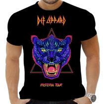 Camiseta Camisa Personalizada Rock Def Lepard Hard Rock 2_x000D_