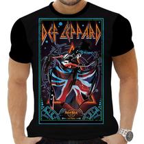 Camiseta Camisa Personalizada Rock Def Lepard Hard Rock 4_x000D_