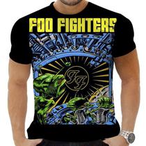 Camiseta Camisa Personalizada Rock Foo Fighters Dave Grohl 4_x000D_