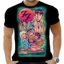 Camiseta Camisa Personalizada Rock Foo Fighters Dave Grohl 5