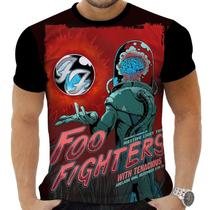 Camiseta Camisa Personalizada Rock Foo Fighters Dave Grohl 7 Camiseta Camisa Personalizada Rock Foo Fighters Dave Grohl 7