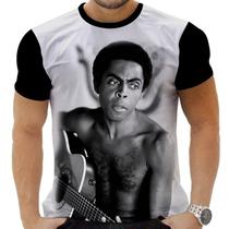 Camiseta Camisa Personalizada Rock Gilberto Gil Brasil MPB 1