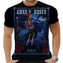 Camiseta Camisa Personalizada Rock Guns N Roses Hard Rock 5