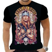 Camiseta Camisa Personalizada Rock Guns N Roses Hard Rock 6