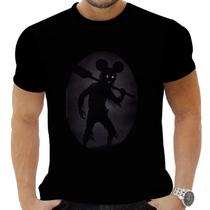 Camiseta Camisa Personalizada Rock Horror Caveira 36_x000D_