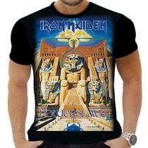 Camiseta Camisa Personalizada Rock Iron Maiden Metal 7