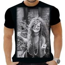 Camiseta Camisa Personalizada Rock Janis Joplin Hippie 2