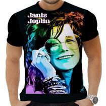 Camiseta Camisa Personalizada Rock Janis Joplin Hippie 3 Camiseta Camisa Personalizada Rock Janis Joplin Hippie 3