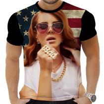 Camiseta Camisa Personalizada Rock Lana Del Rey Cantora 10 Camiseta Camisa Personalizada Rock Lana Del Rey Cantora 10