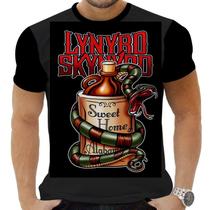 Camiseta Camisa Personalizada Rock Lynyrd Skynyrd Clássico 2_x000D_