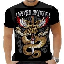 Camiseta Camisa Personalizada Rock Lynyrd Skynyrd Clássico 5_x000D_