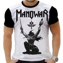 Camiseta Camisa Personalizada Rock Metal Manowar 10_x000D_