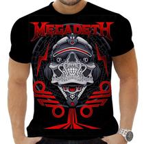 Camiseta Camisa Personalizada Rock Metal Megadeth 1_x000D_