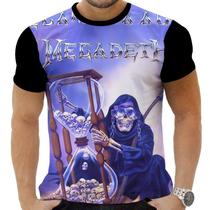 Camiseta Camisa Personalizada Rock Metal Megadeth 15