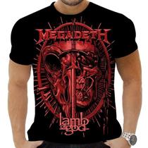 Camiseta Camisa Personalizada Rock Metal Megadeth 2