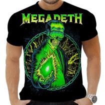 Camiseta Camisa Personalizada Rock Metal Megadeth 21