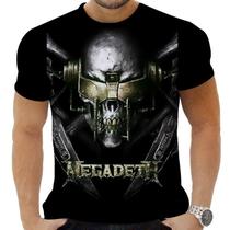 Camiseta Camisa Personalizada Rock Metal Megadeth 4_x000D_