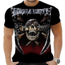 Camiseta Camisa Personalizada Rock Metal Megadeth 7 Camiseta Camisa Personalizada Rock Metal Megadeth 7