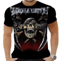 Camiseta Camisa Personalizada Rock Metal Megadeth 7_x000D_