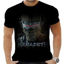 Camiseta Camisa Personalizada Rock Metal Megadeth 8