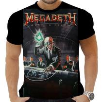 Camiseta Camisa Personalizada Rock Metal Megadeth 9_x000D_