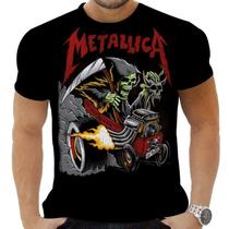 Camiseta Camisa Personalizada Rock Metal Metallica 13 Camiseta Camisa Personalizada Rock Metal Metallica 13