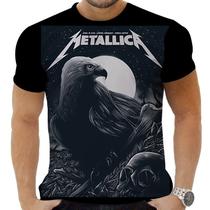 Camiseta Camisa Personalizada Rock Metal Metallica 16_x000D_