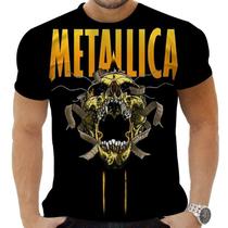 Camiseta Camisa Personalizada Rock Metal Metallica 18_x000D_